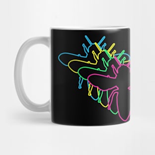 Bee 80s Neon Mug